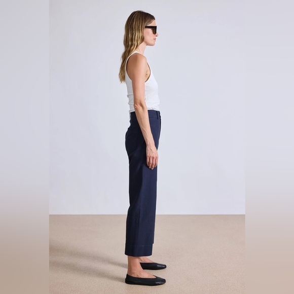 Apiece Apart Navy Wide Leg Pants - Picture 10 of 13